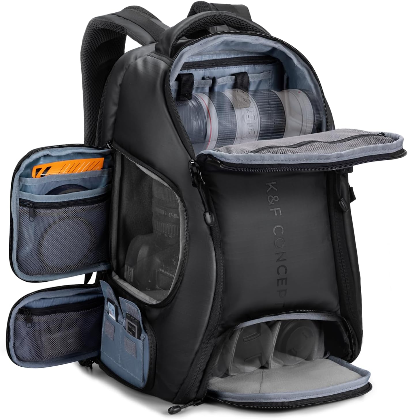 Laptop Backpack 15.6 - K&F CONCEPT Kamera Sırt Çantası, 25L