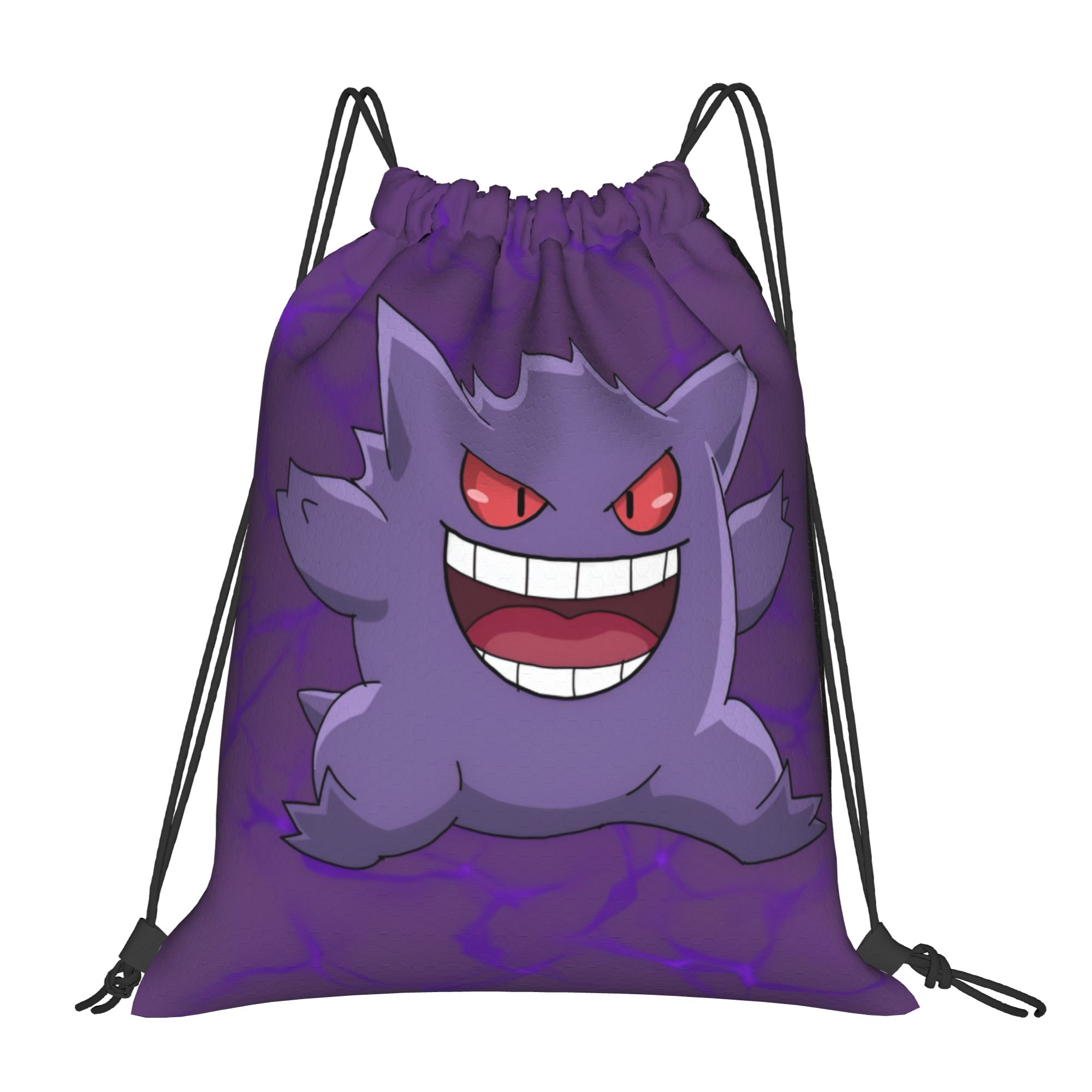Drawstring Gym Bag - Özel Pokemoned Gengars İpli Sırt Çantası