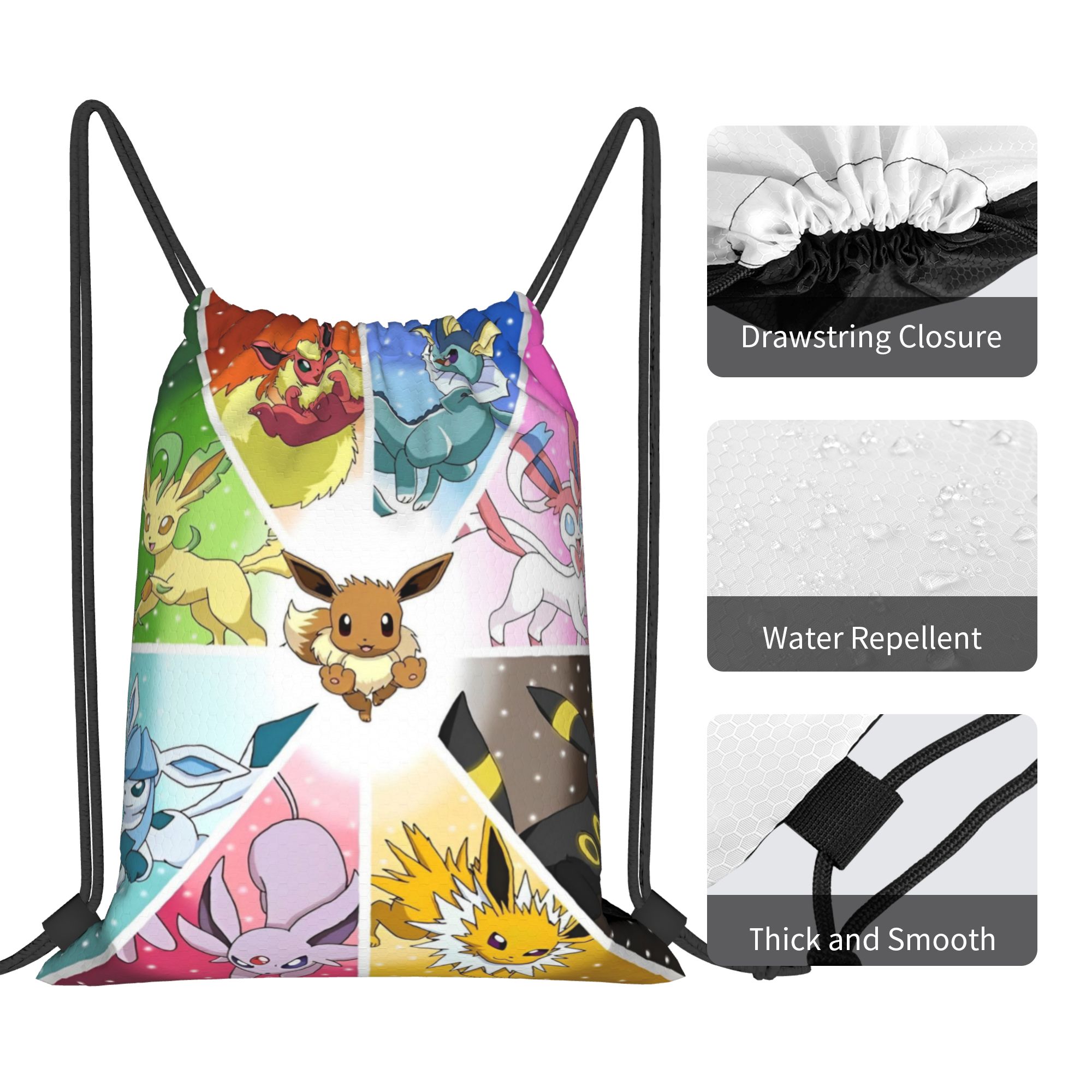 90'lar Anime Poke-Mon İpli Sır - Drawstring Gym Bag incelemesi ve fiyatı