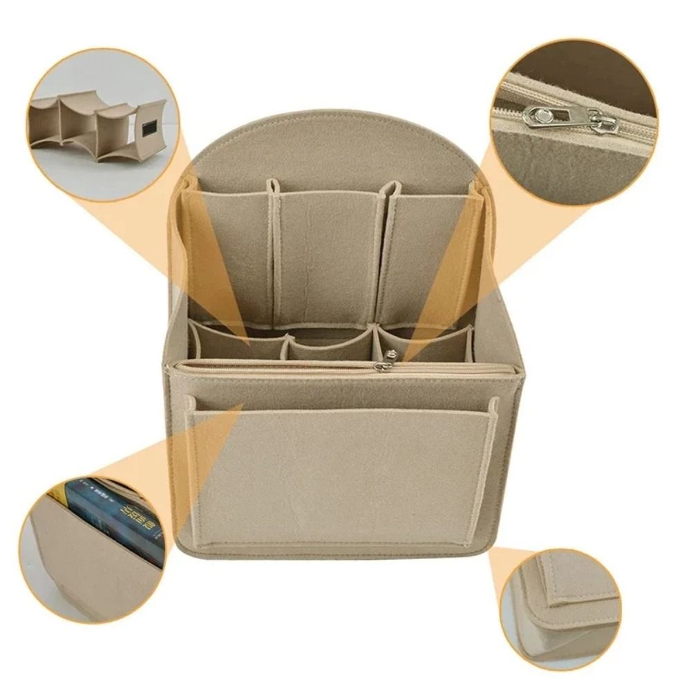Makyaj Organizatör Keçe Ekleme - Backpack Insert Organizer incelemesi ve fiyatı