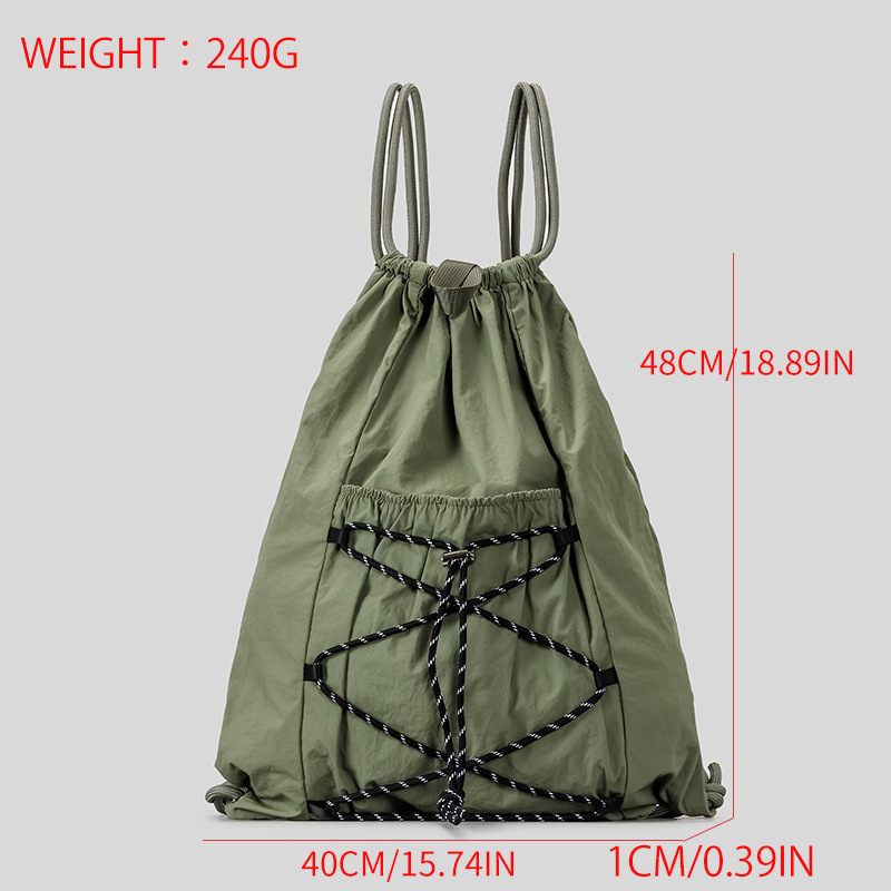 SHELKSBAG Unisex Kırışık Naylo - Drawstring Gym Bag incelemesi ve fiyatı